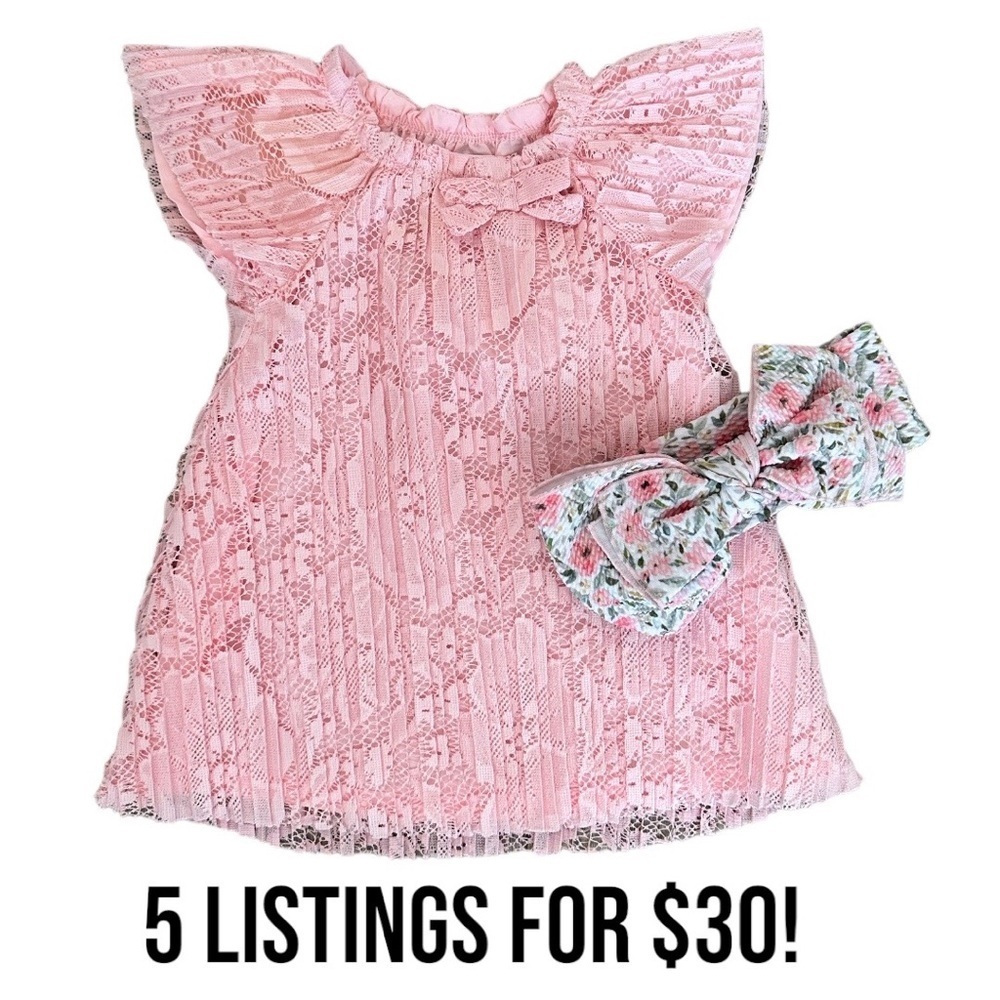 Baby girl 6 month matching outfit set
